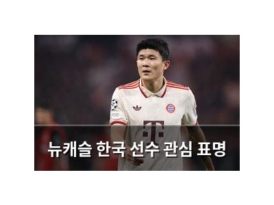 뉴캐슬 한국 선수 관심 표명