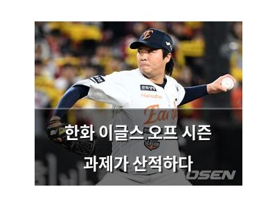 한화 이글스 오프 시즌 과제가 산적하다