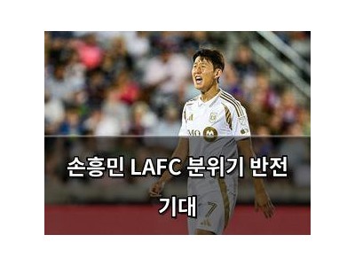 손흥민 LAFC 분위기 반전 기대